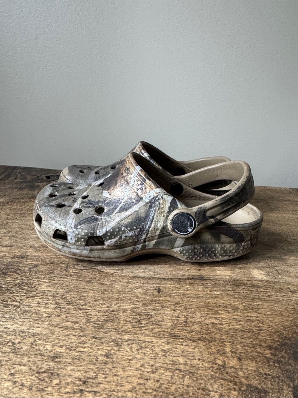 Little boys camo CROCS